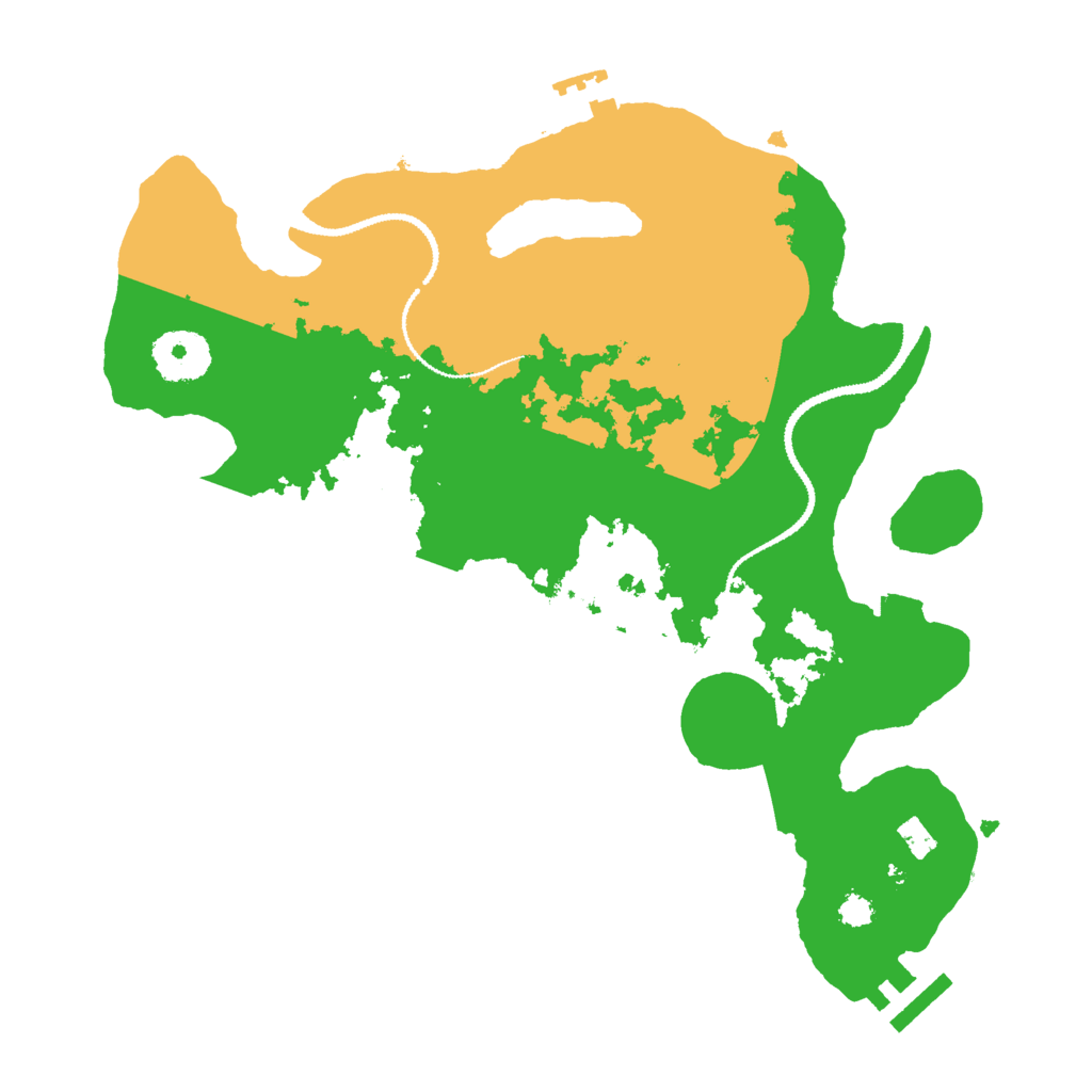 Biome Rust Map: Procedural Map, Size: 3000, Seed: 22347