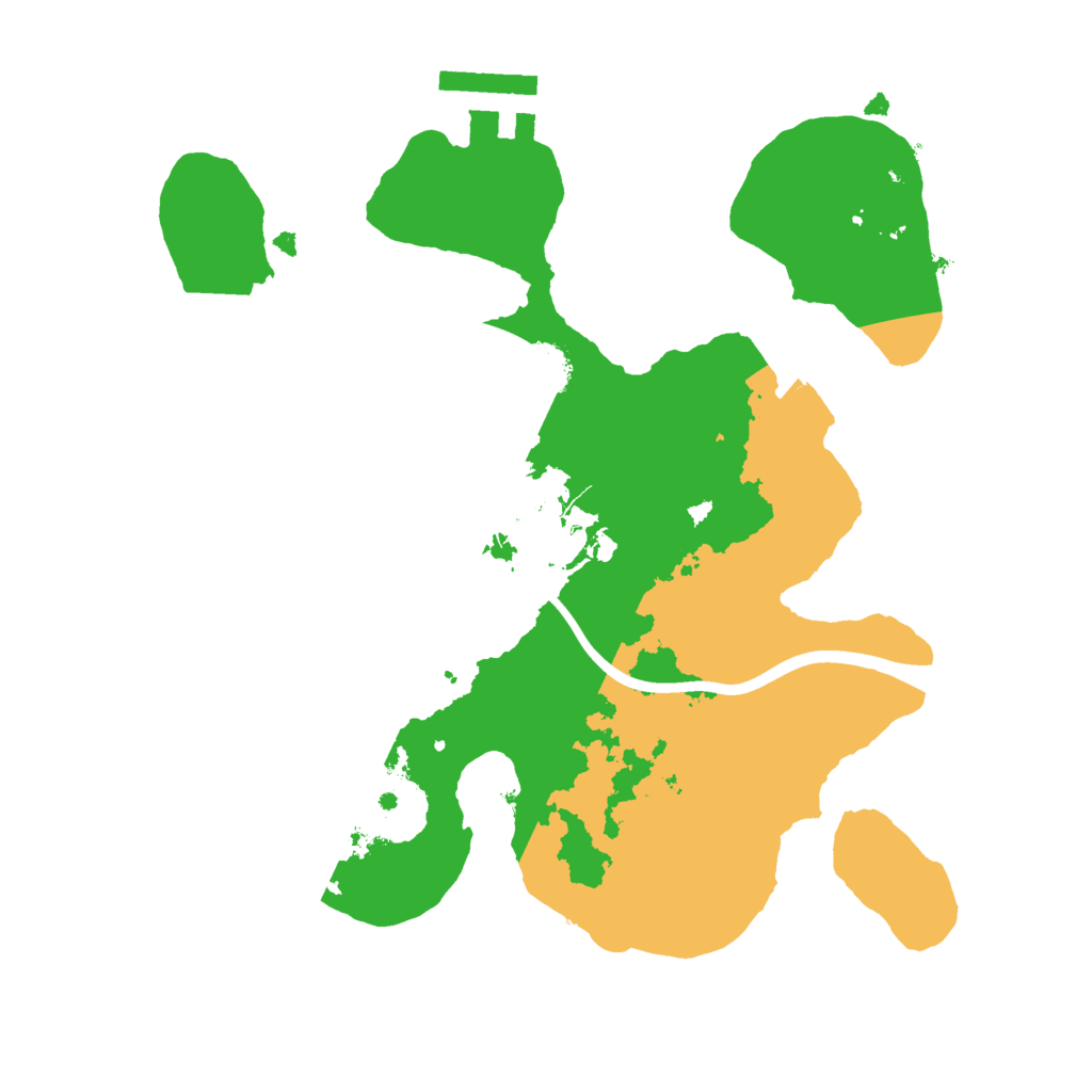 Biome Rust Map: Procedural Map, Size: 2250, Seed: 1433120997