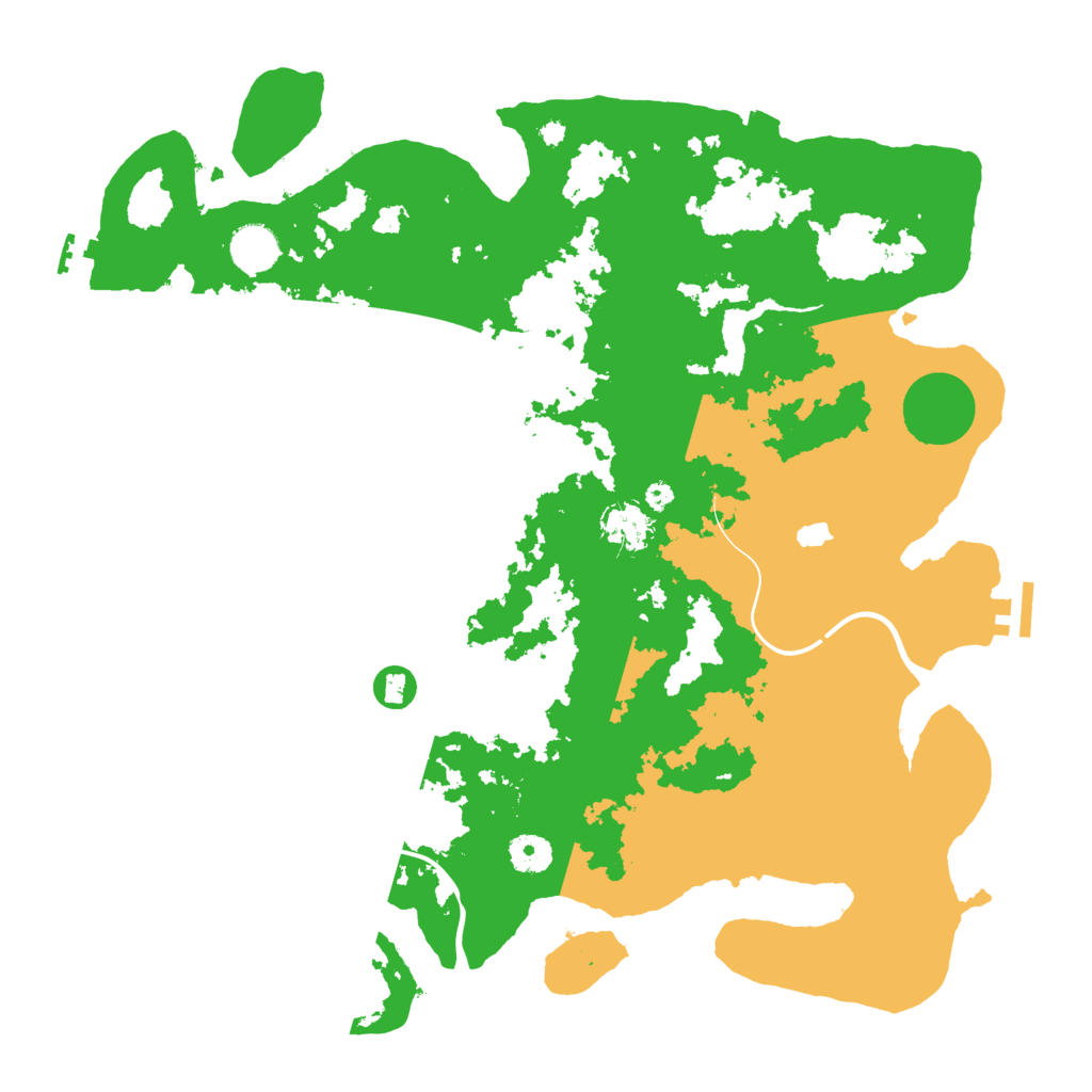Biome Rust Map: Procedural Map, Size: 4000, Seed: 23385408