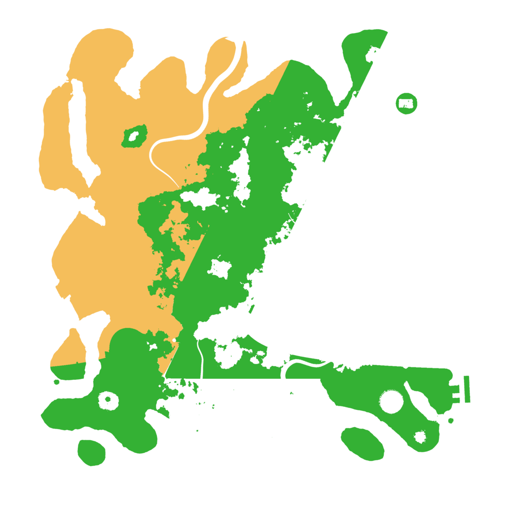 Biome Rust Map: Procedural Map, Size: 3800, Seed: 312313