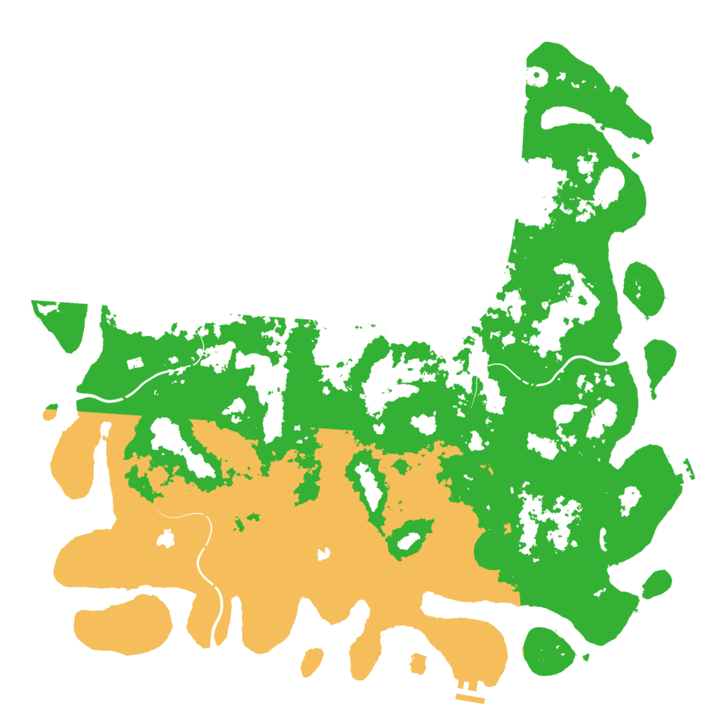 Biome Rust Map: Procedural Map, Size: 5000, Seed: 5234197