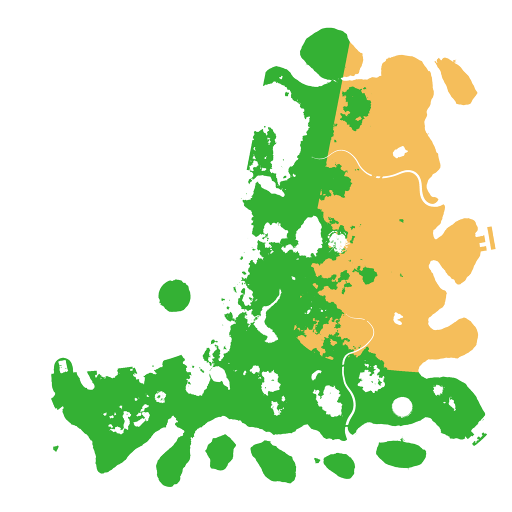 Biome Rust Map: Procedural Map, Size: 4500, Seed: 1145147