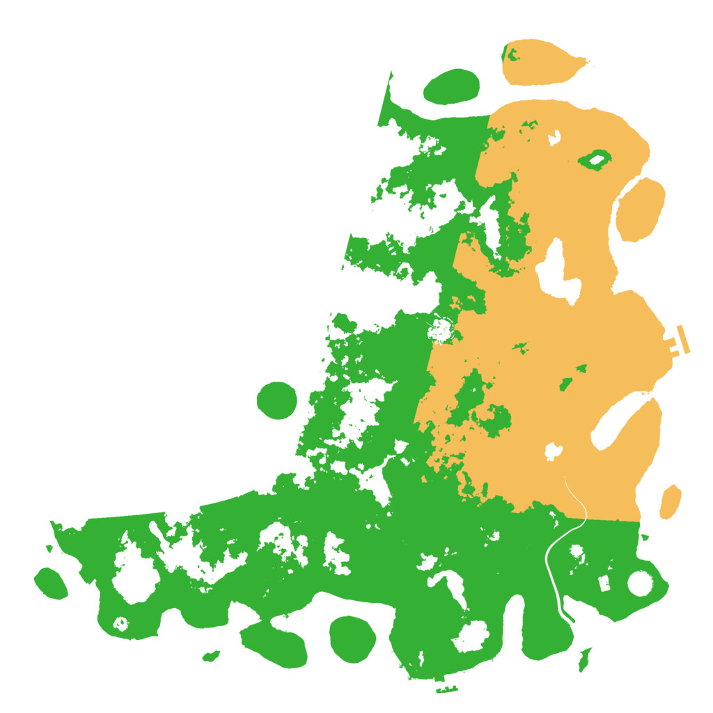 Biome Rust Map: Procedural Map, Size: 5000, Seed: 20202020