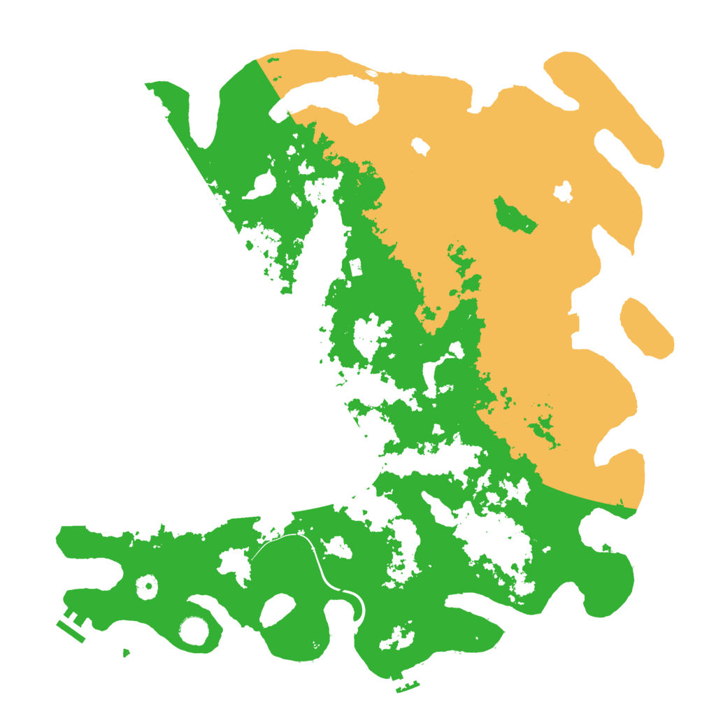 Biome Rust Map: Procedural Map, Size: 4500, Seed: 323169229