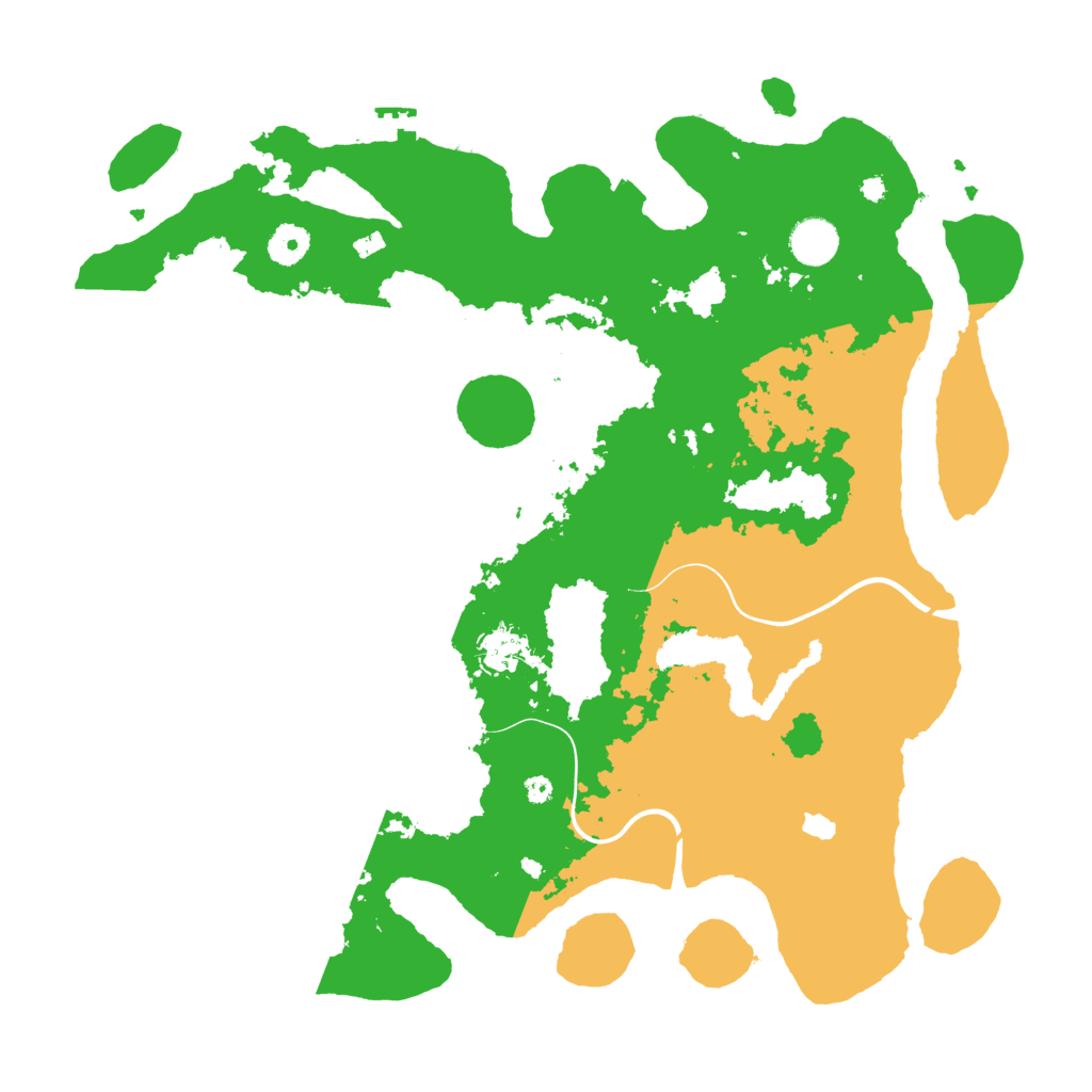 Biome Rust Map: Procedural Map, Size: 4000, Seed: 142505
