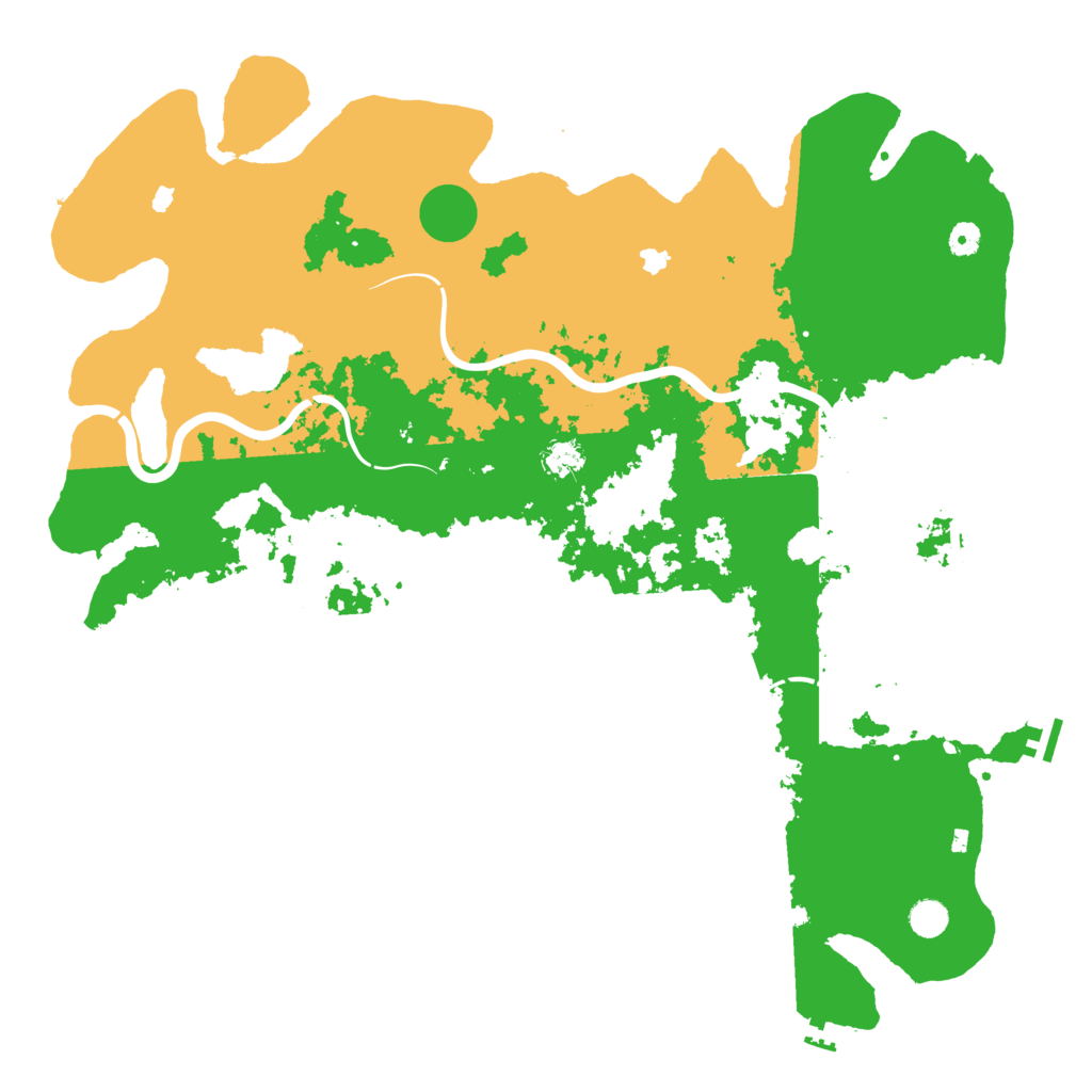 Biome Rust Map: Procedural Map, Size: 5000, Seed: 611580145