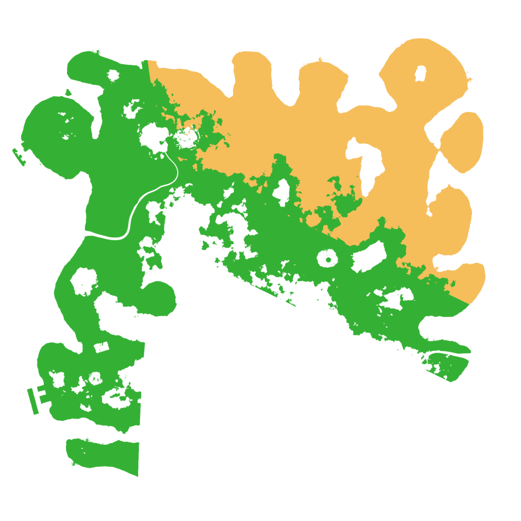 Biome Rust Map: Procedural Map, Size: 4000, Seed: 954210415