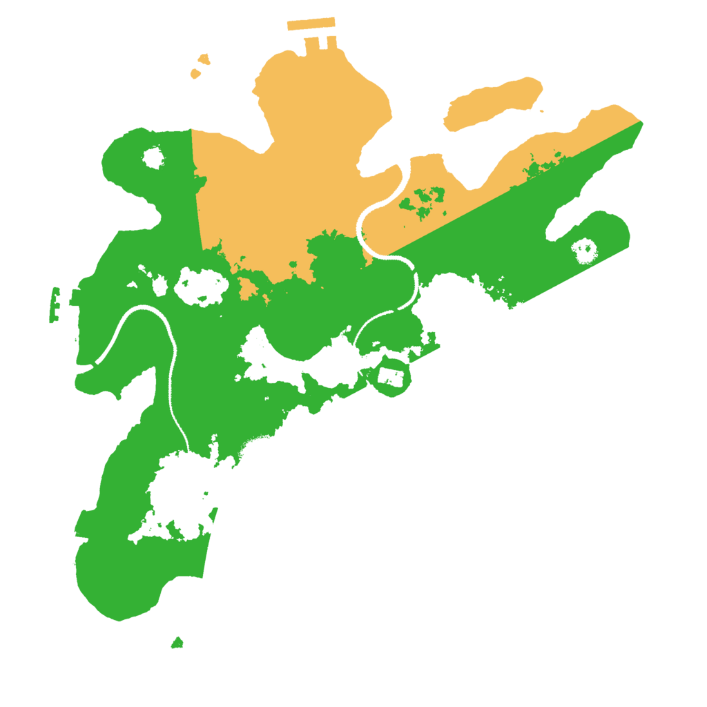 Biome Rust Map: Procedural Map, Size: 3000, Seed: 398781