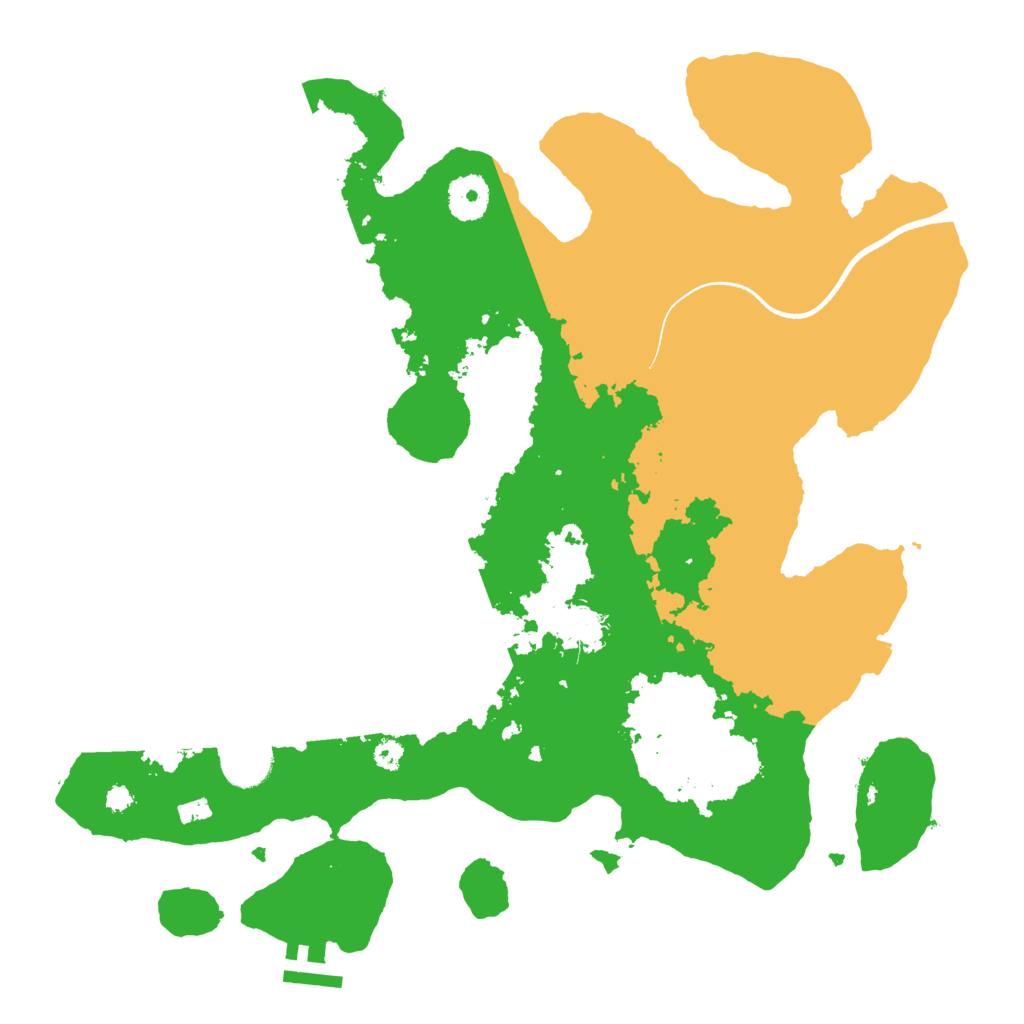 Biome Rust Map: Procedural Map, Size: 3500, Seed: 1283888312