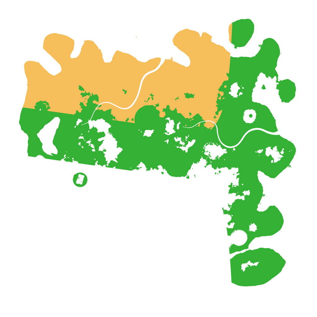 Biome Rust Map: Procedural Map, Size: 3500, Seed: 1062231958
