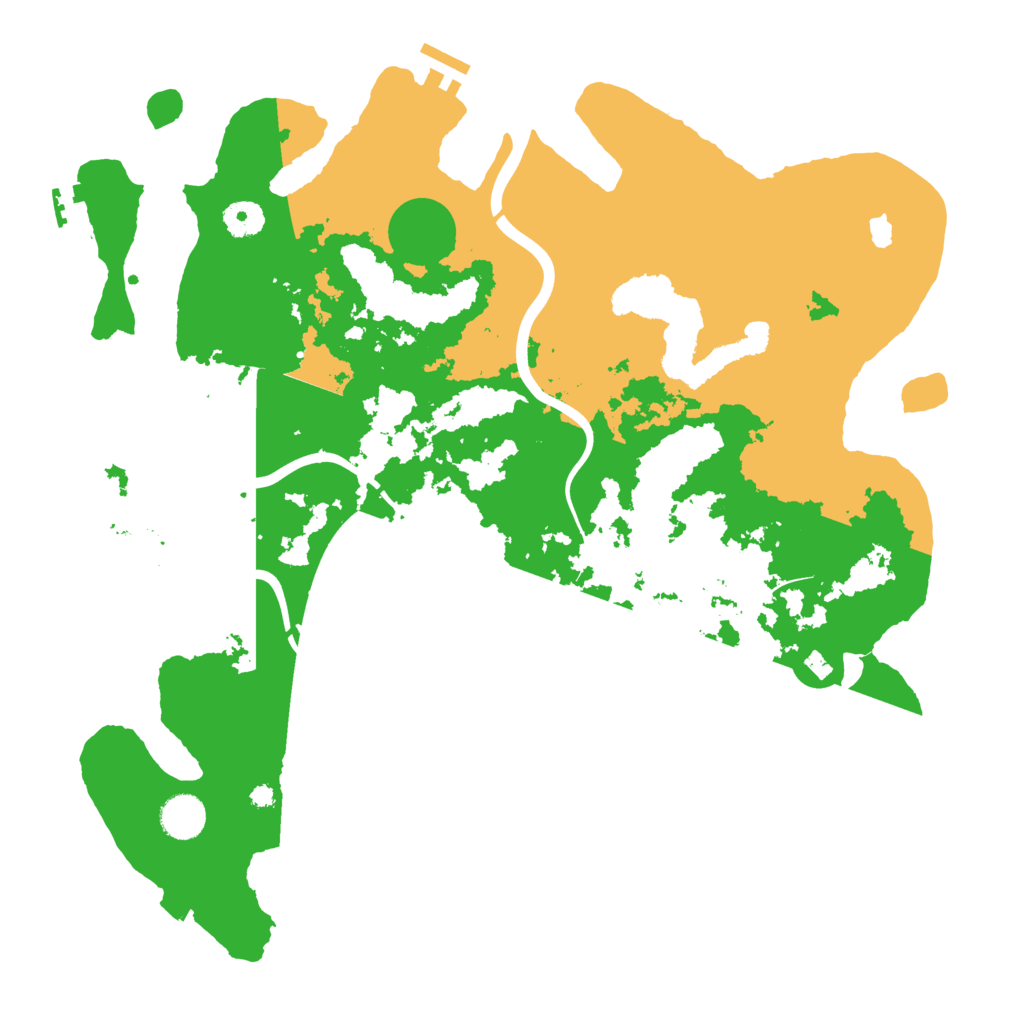 Biome Rust Map: Procedural Map, Size: 4000, Seed: 22580225