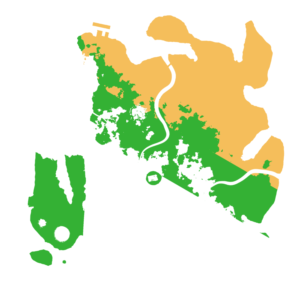Biome Rust Map: Procedural Map, Size: 3500, Seed: 1467453681
