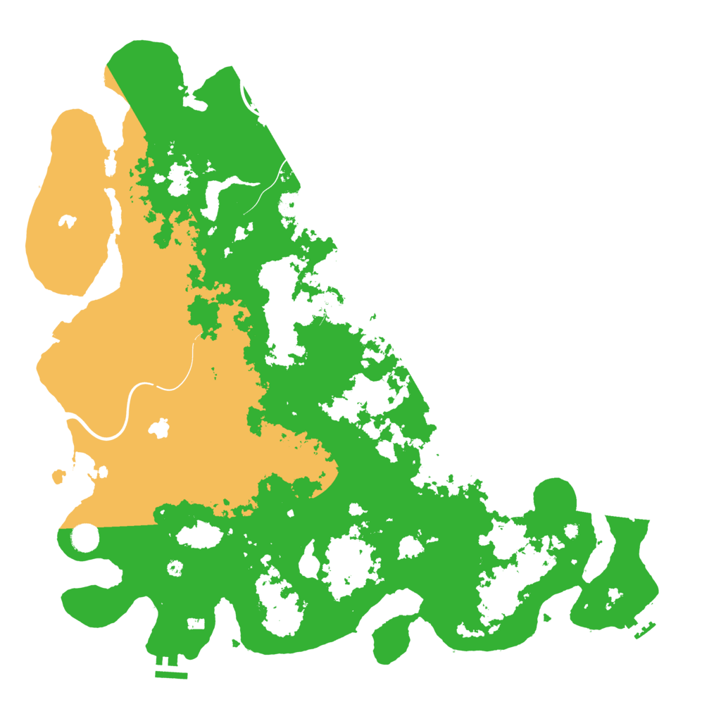 Biome Rust Map: Procedural Map, Size: 4500, Seed: 636704367