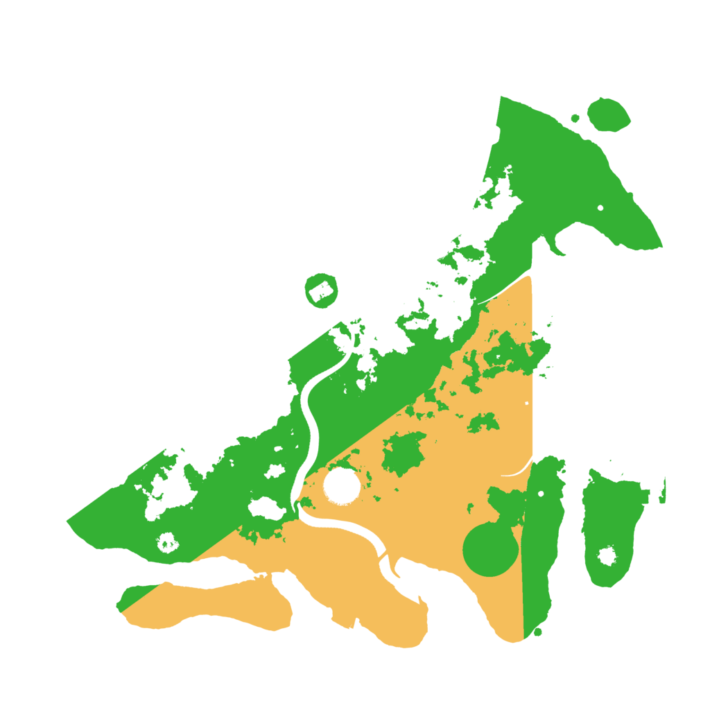 Biome Rust Map: Procedural Map, Size: 3500, Seed: 1444007608