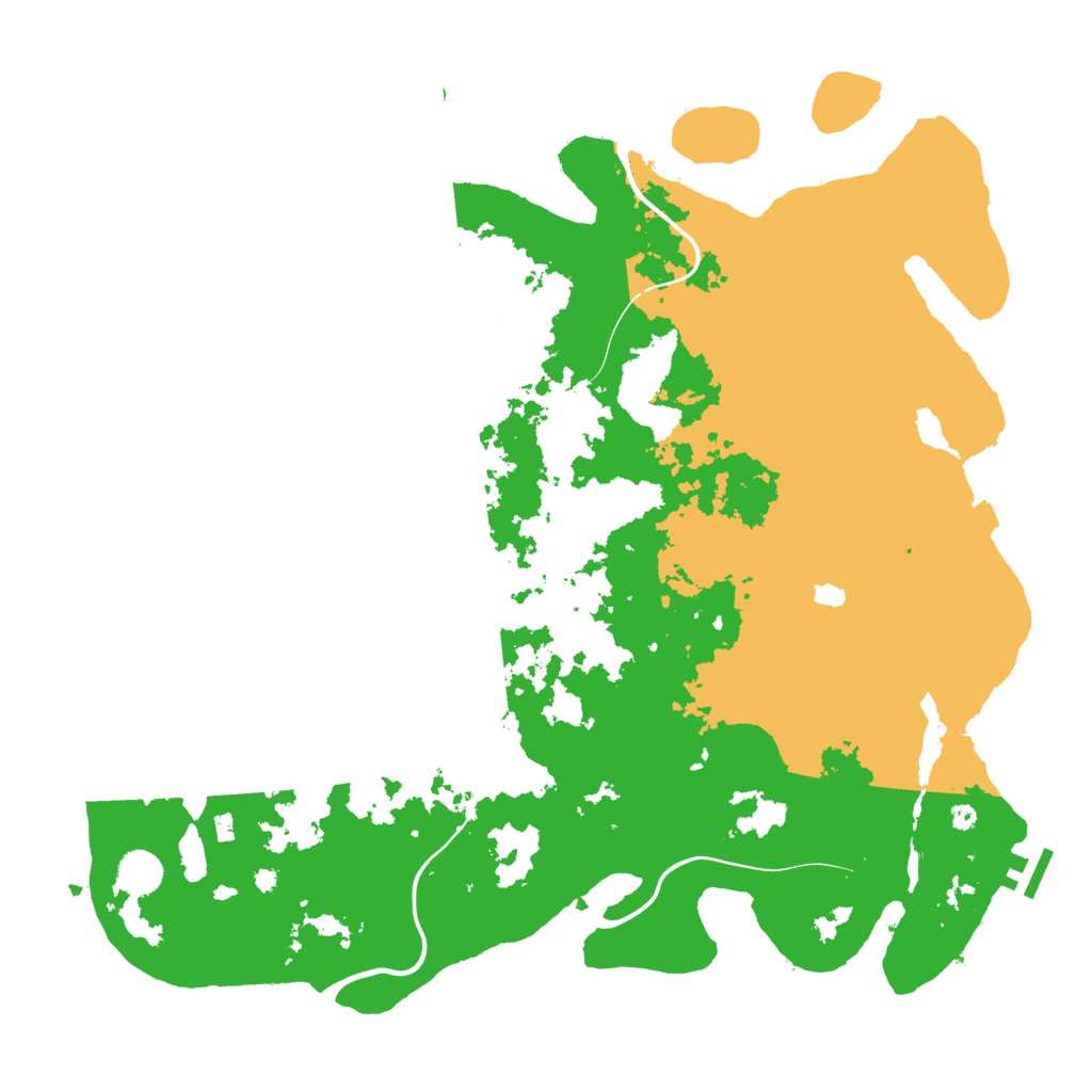 Biome Rust Map: Procedural Map, Size: 4250, Seed: 214047693
