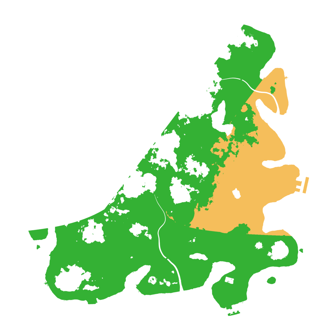 Biome Rust Map: Procedural Map, Size: 4000, Seed: 403059452