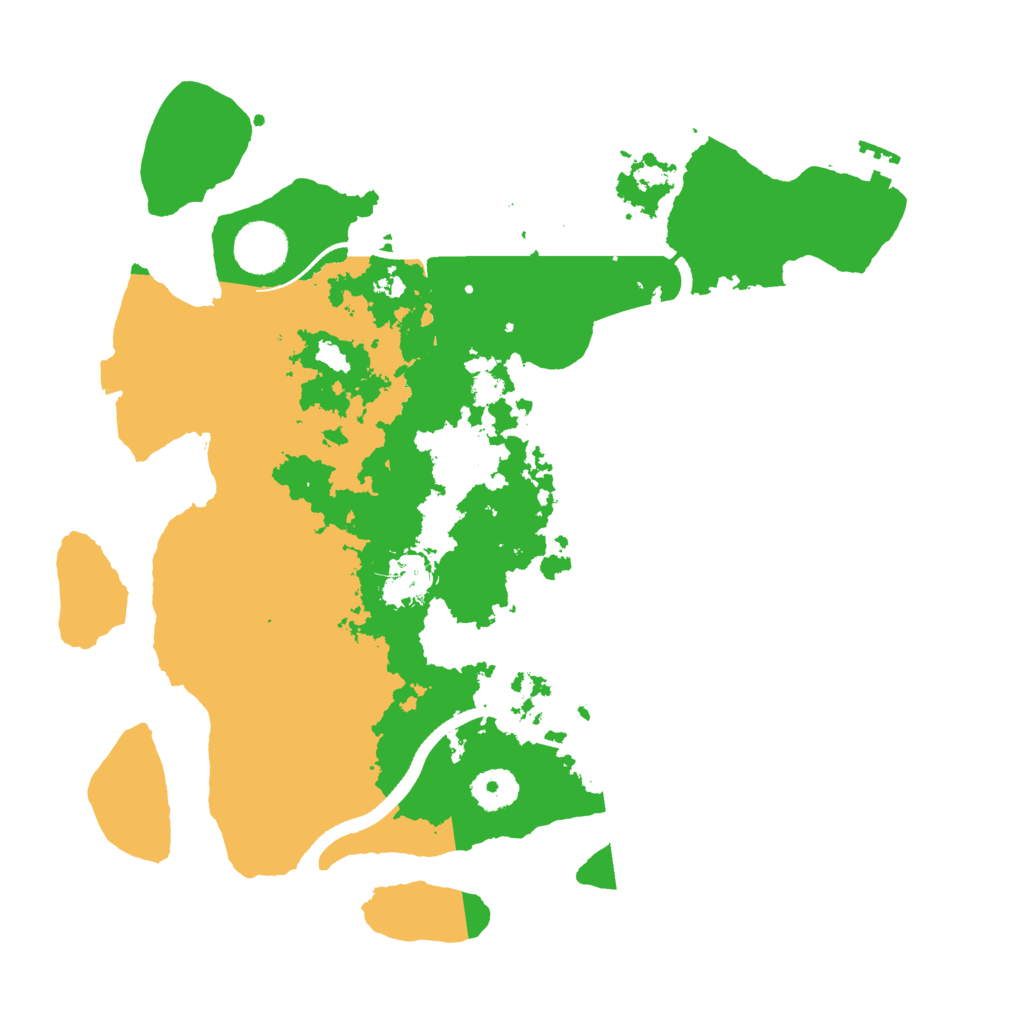 Biome Rust Map: Procedural Map, Size: 3500, Seed: 1371624279