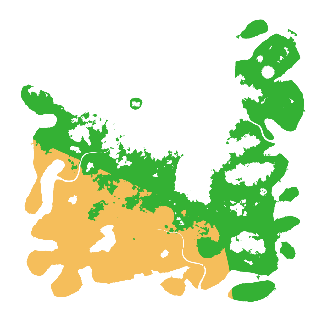 Biome Rust Map: Procedural Map, Size: 4500, Seed: 73737635