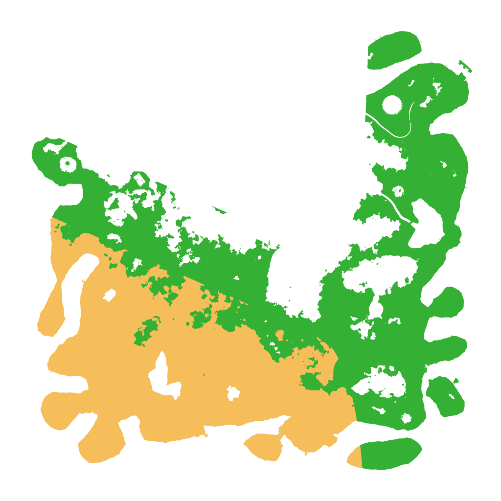 Biome Rust Map: Procedural Map, Size: 4600, Seed: 73737635