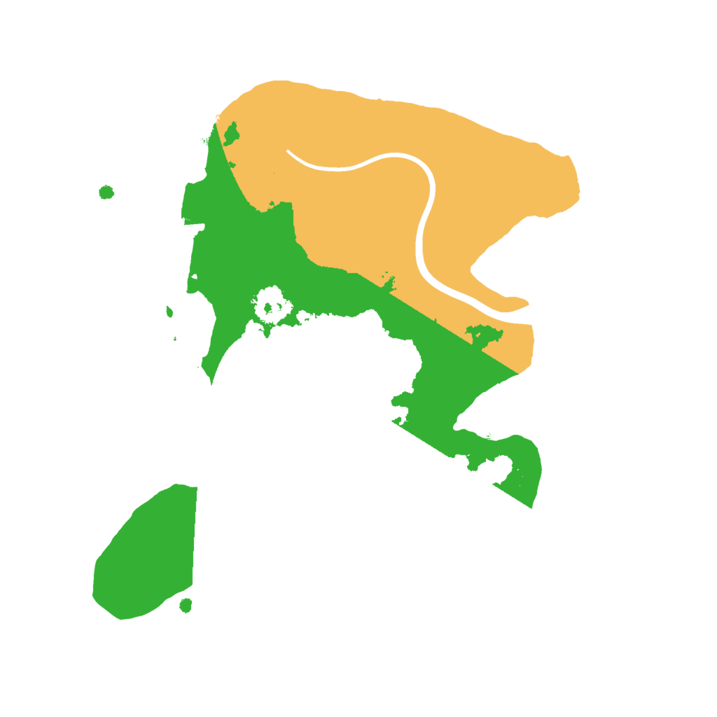 Biome Rust Map: Procedural Map, Size: 2000, Seed: 2137206331