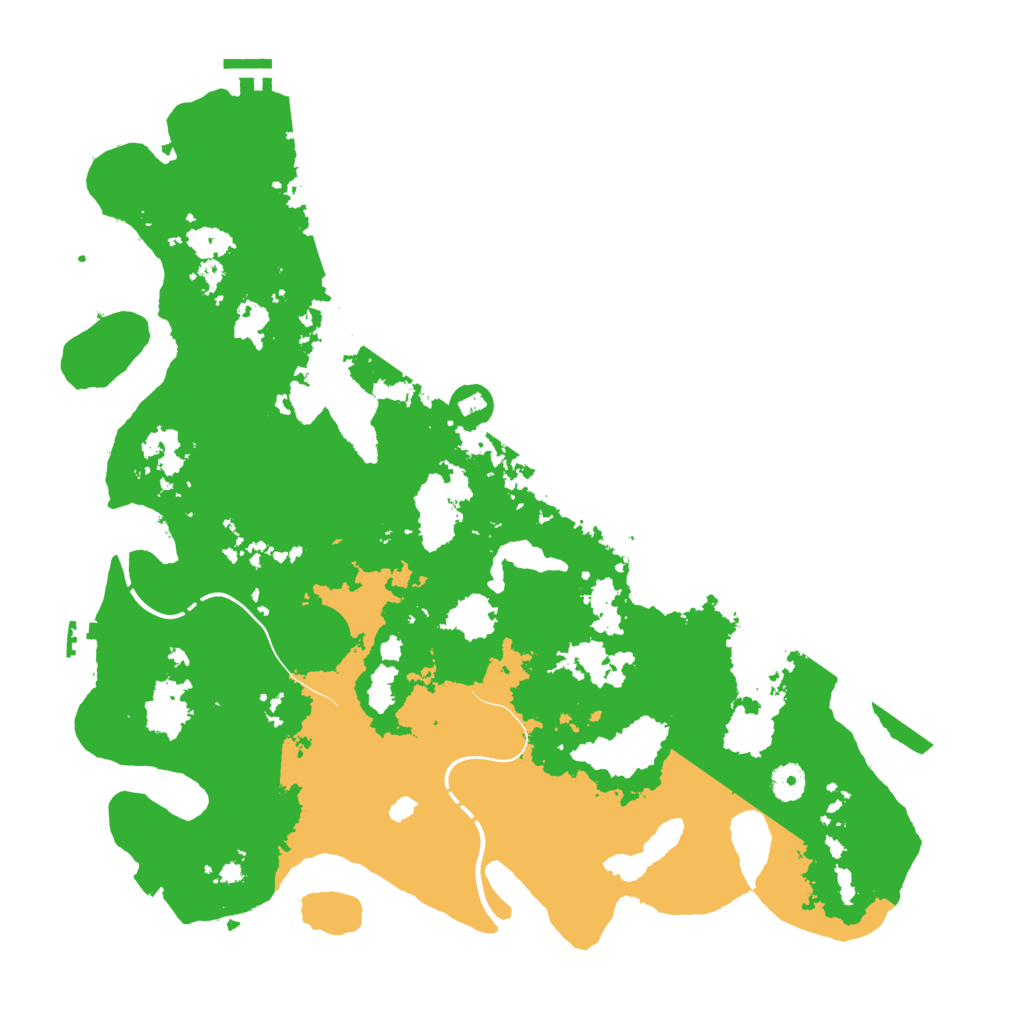 Biome Rust Map: Procedural Map, Size: 4250, Seed: 67784332