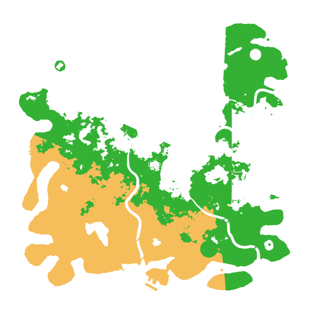 Biome Rust Map: Procedural Map, Size: 4750, Seed: 73737635