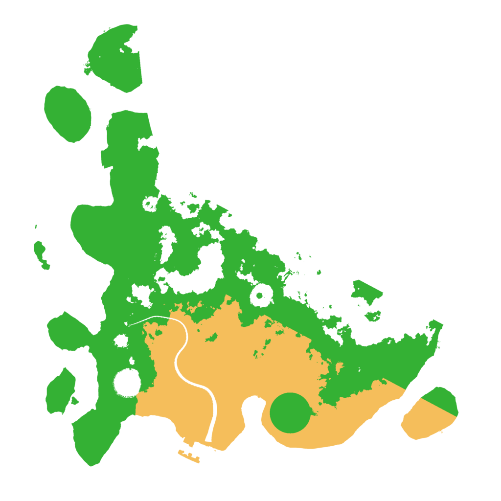 Biome Rust Map: Procedural Map, Size: 3250, Seed: 1382867354