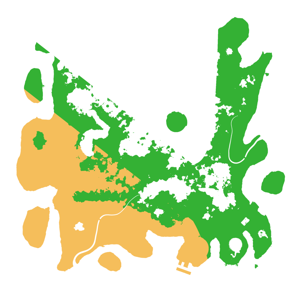 Biome Rust Map: Procedural Map, Size: 4000, Seed: 36454590