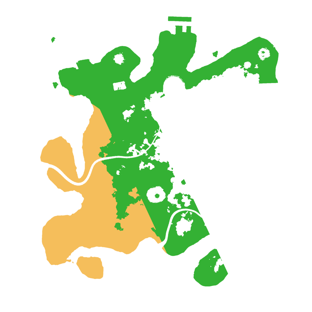 Biome Rust Map: Procedural Map, Size: 2700, Seed: 69696969