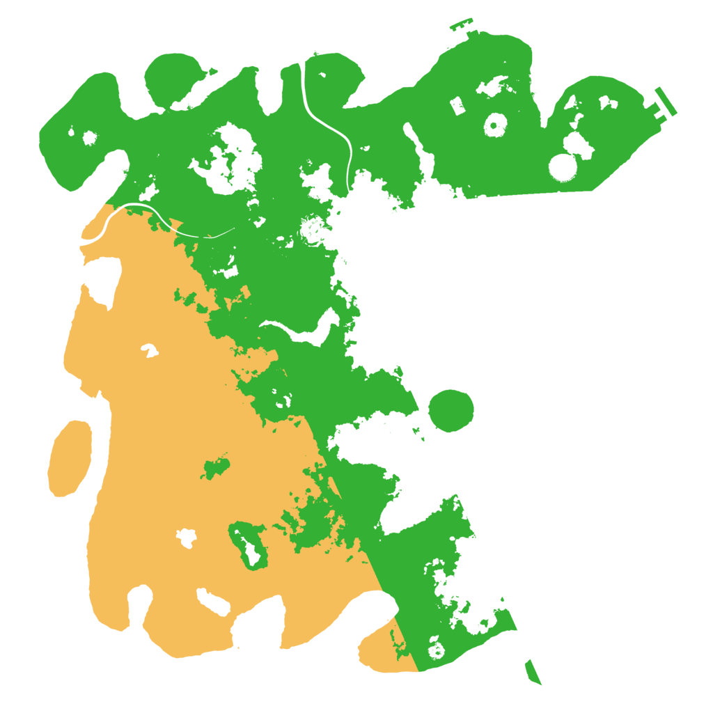 Biome Rust Map: Procedural Map, Size: 4500, Seed: 2074599