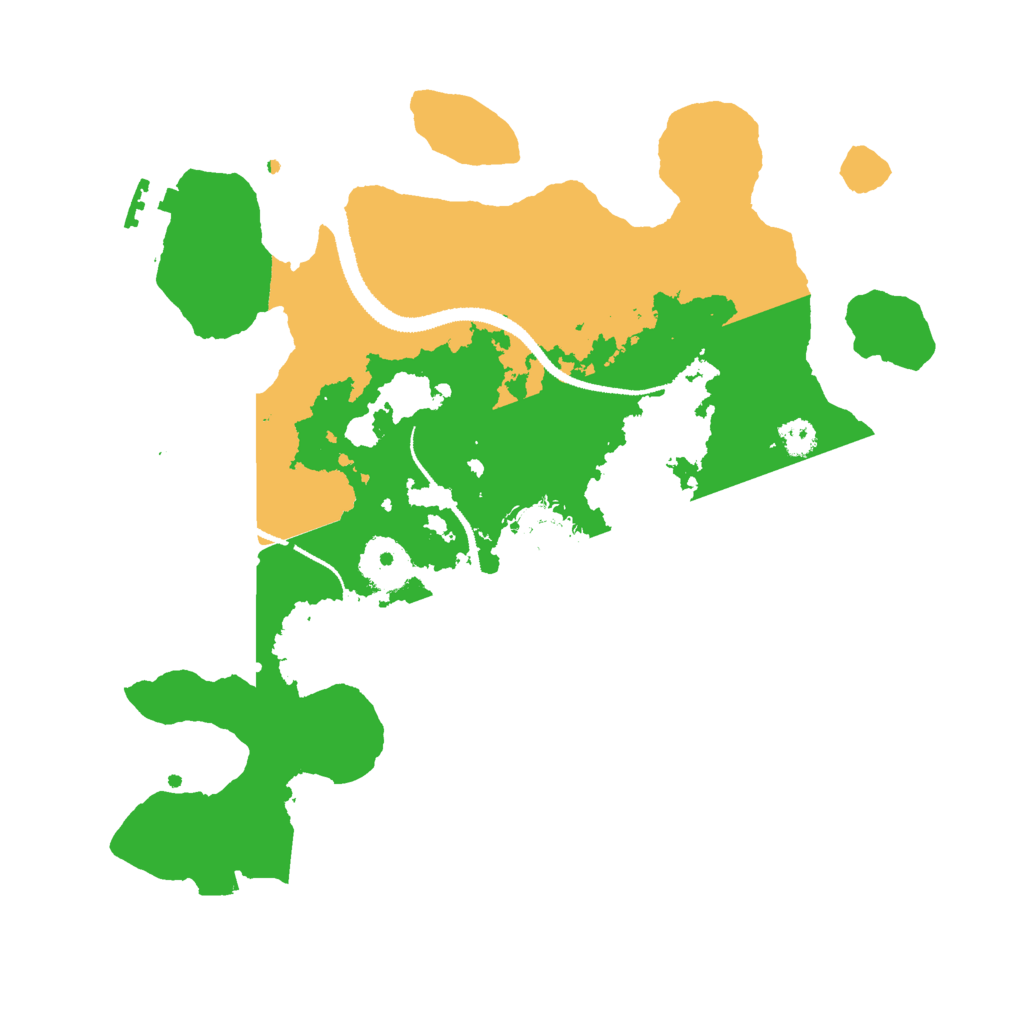 Biome Rust Map: Procedural Map, Size: 3000, Seed: 1838433822