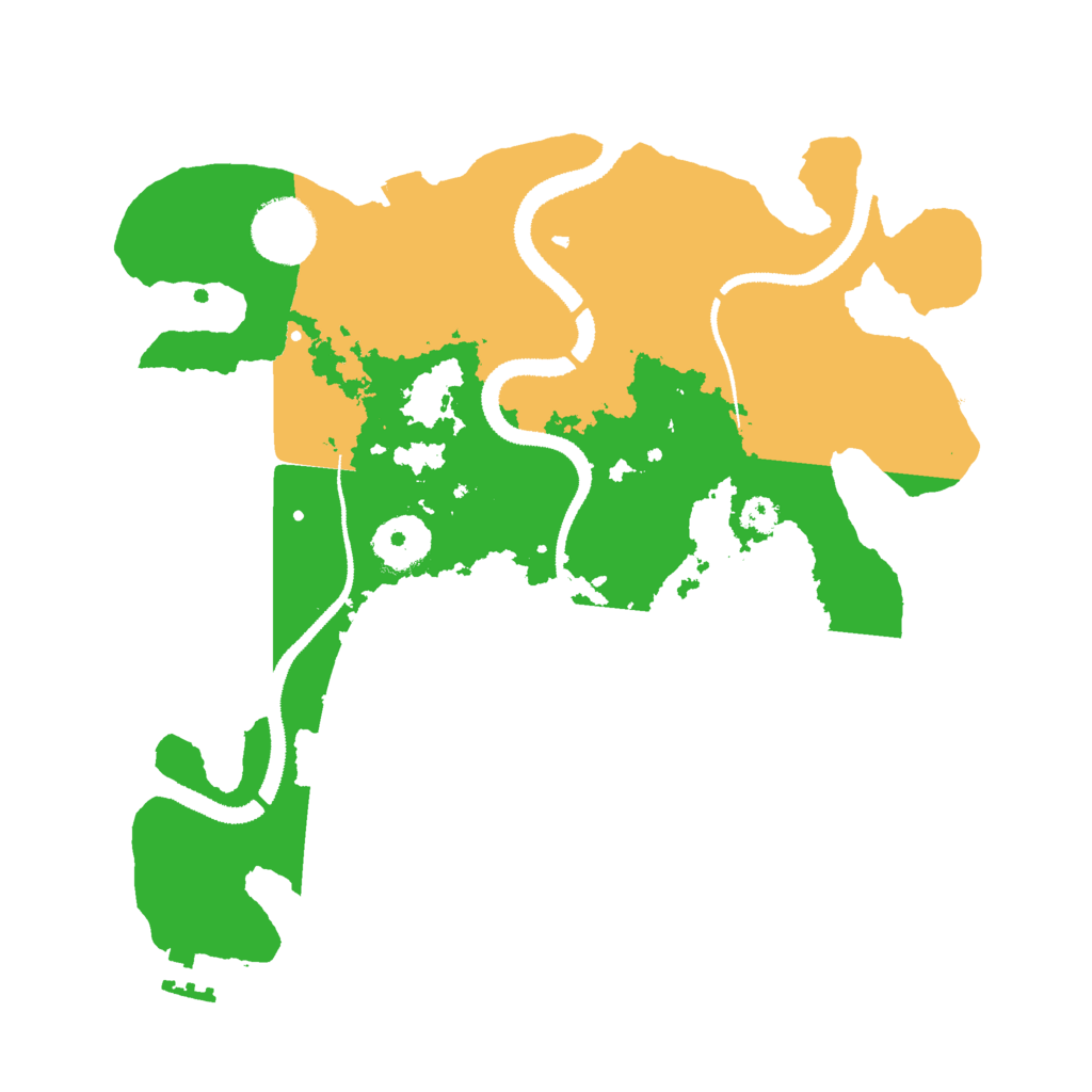 Biome Rust Map: Procedural Map, Size: 3000, Seed: 1741714279