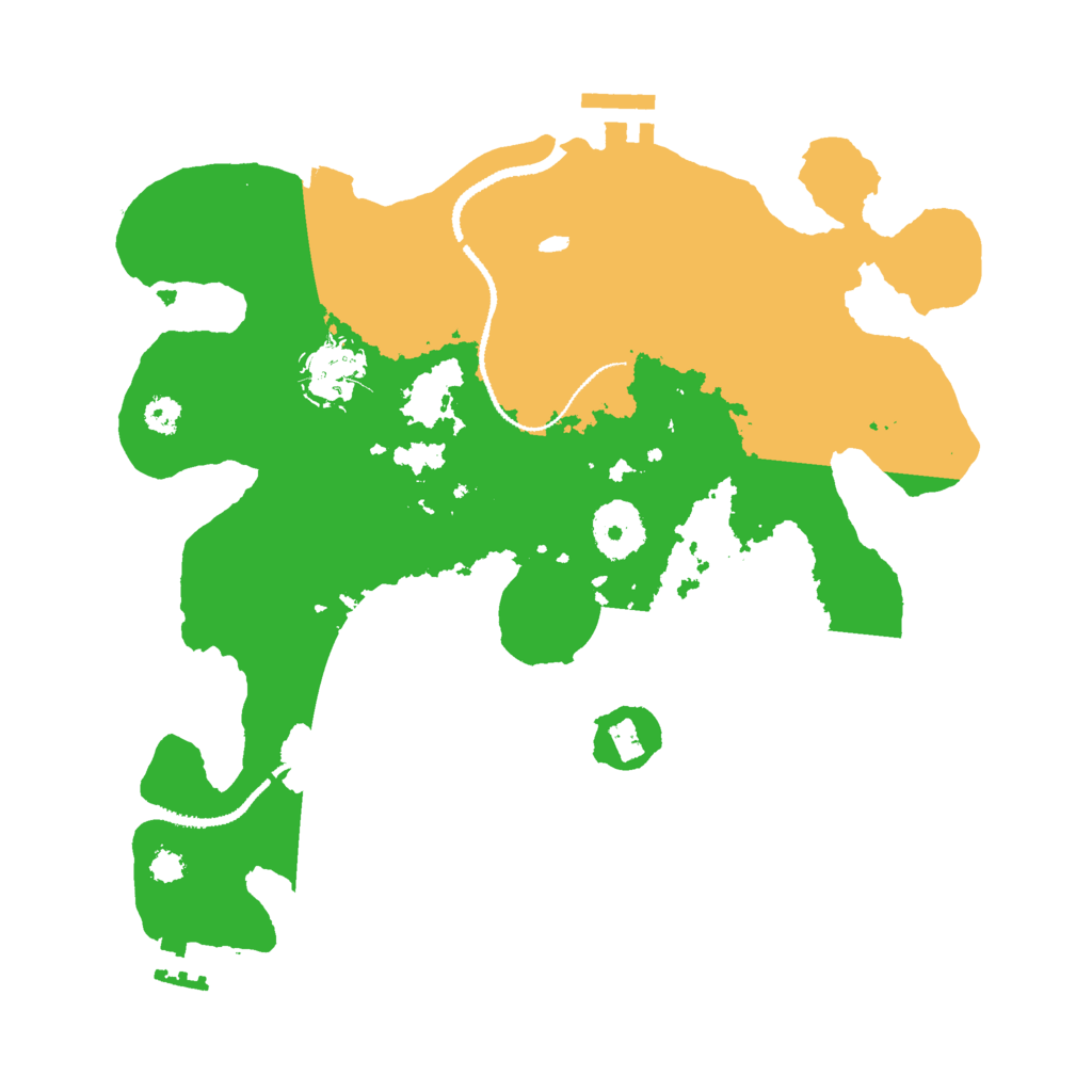 Biome Rust Map: Procedural Map, Size: 3000, Seed: 1741714279