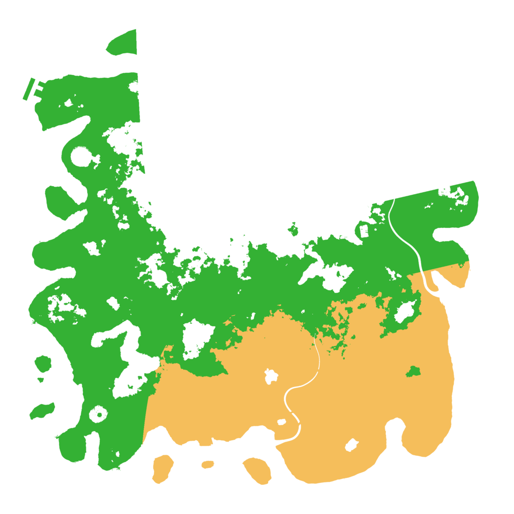 Biome Rust Map: Procedural Map, Size: 4500, Seed: 1786305093