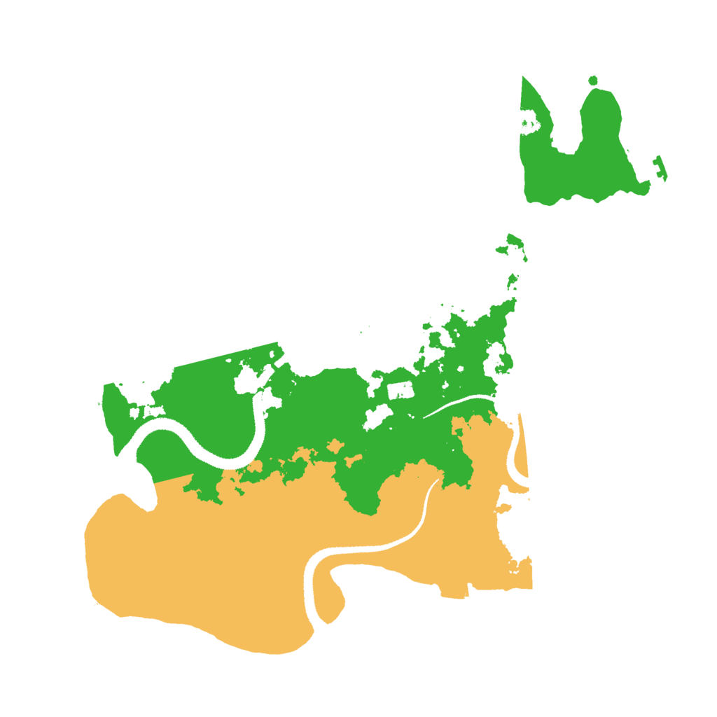 Biome Rust Map: Procedural Map, Size: 3000, Seed: 723971447