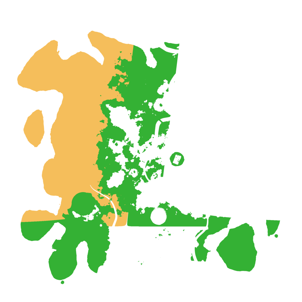 Biome Rust Map: Procedural Map, Size: 3500, Seed: 1068245258