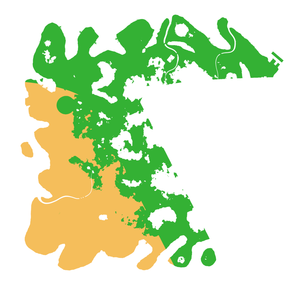 Biome Rust Map: Procedural Map, Size: 4250, Seed: 1312236557