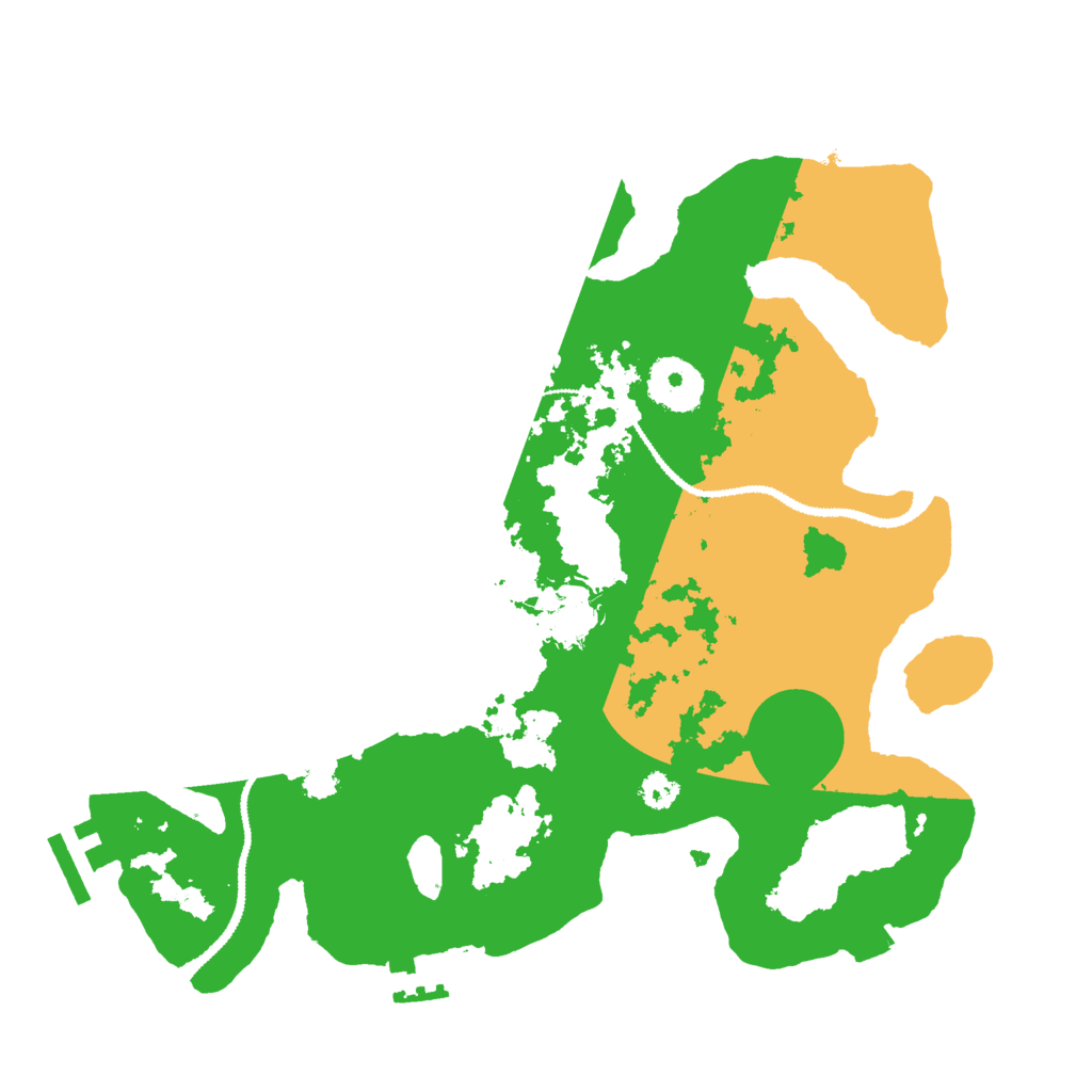 Biome Rust Map: Procedural Map, Size: 3000, Seed: 29661