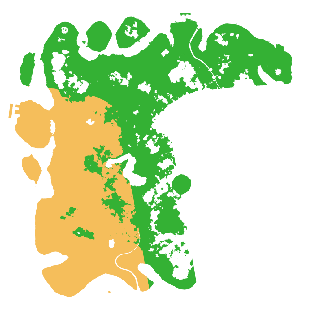 Biome Rust Map: Procedural Map, Size: 4500, Seed: 892101862