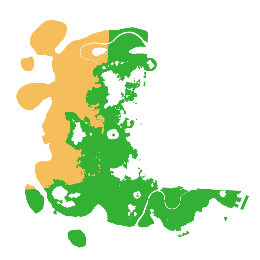 Biome Rust Map: Procedural Map, Size: 3500, Seed: 1813746610