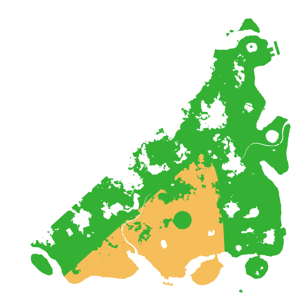 Biome Rust Map: Procedural Map, Size: 4500, Seed: 1455607618