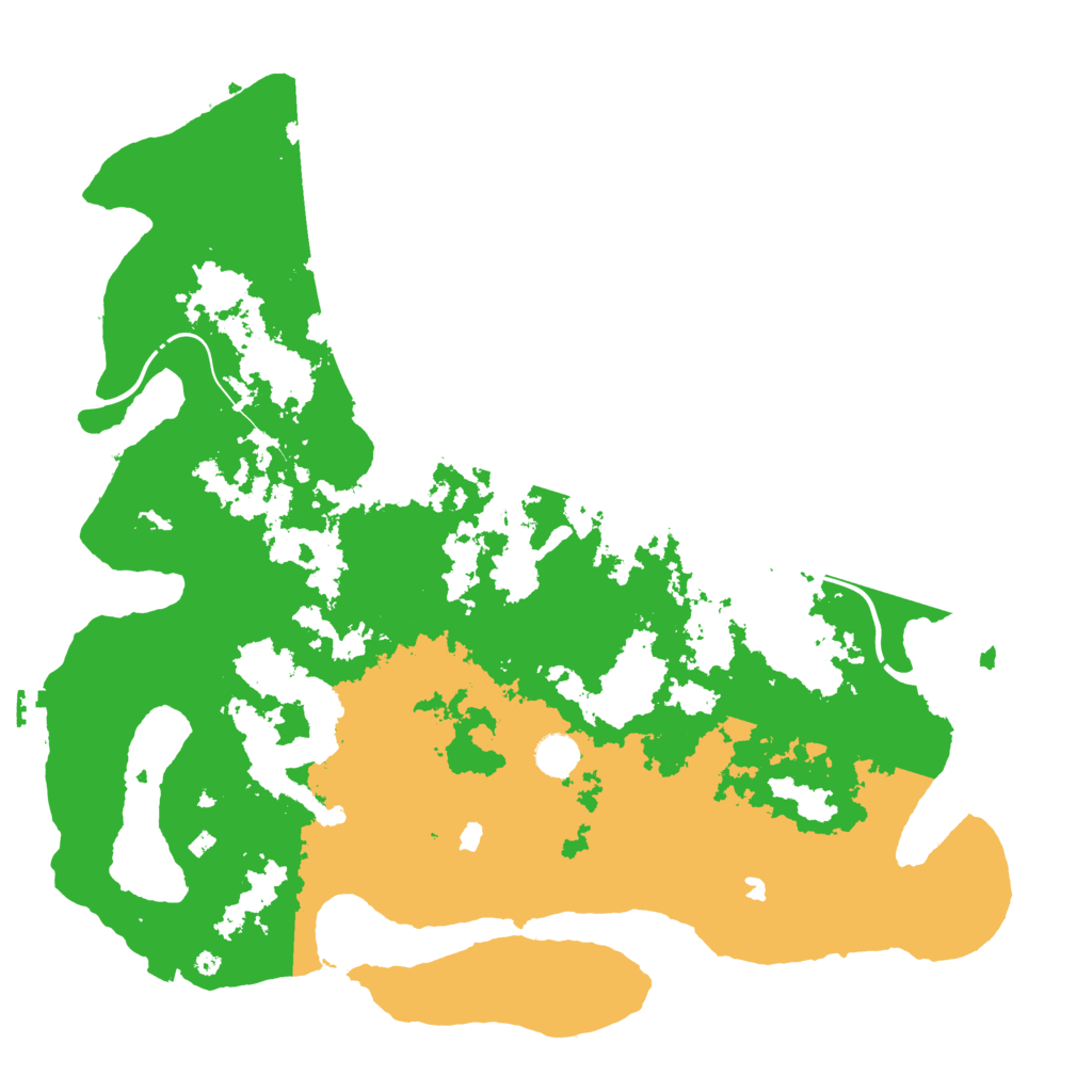 Biome Rust Map: Procedural Map, Size: 4500, Seed: 990377589