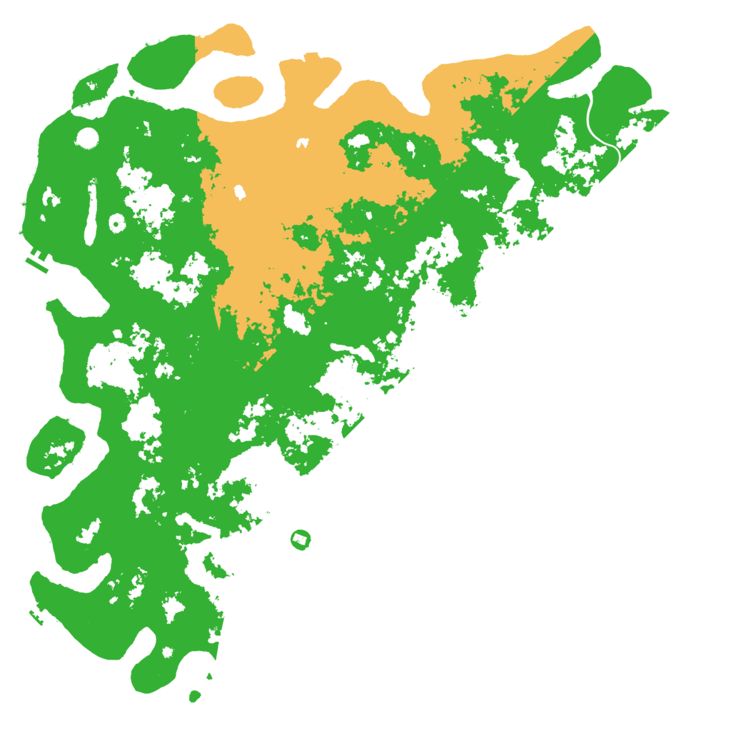 Biome Rust Map: Procedural Map, Size: 6000, Seed: 13366