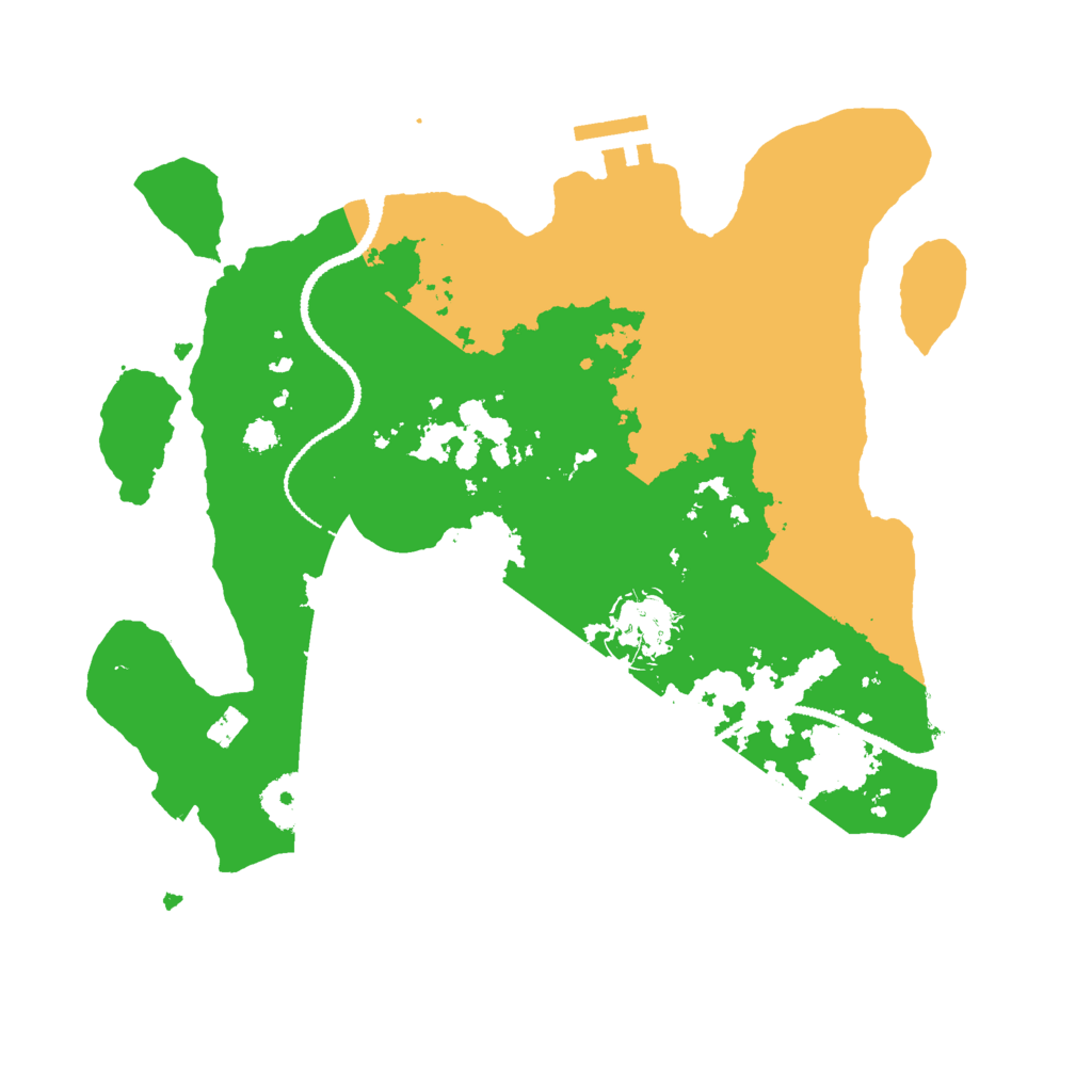 Biome Rust Map: Procedural Map, Size: 3000, Seed: 1024127974