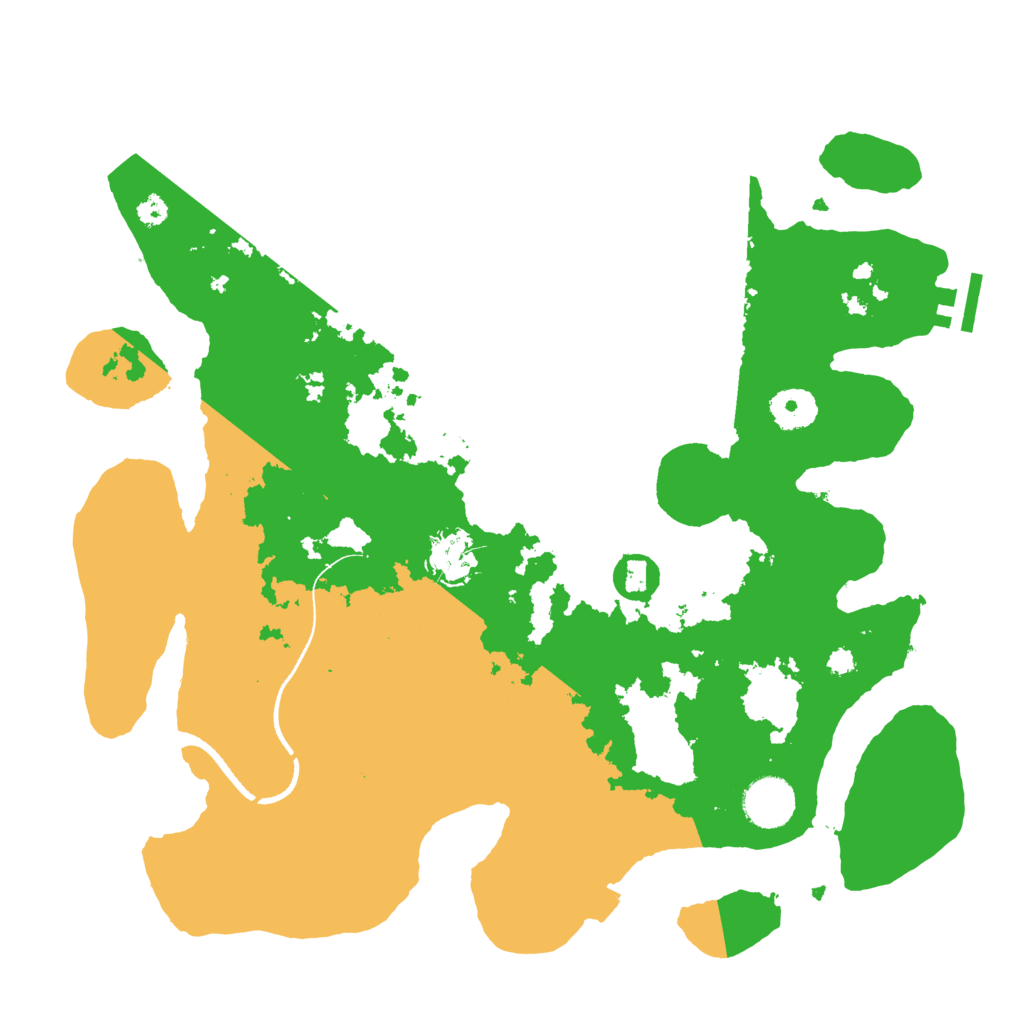 Biome Rust Map: Procedural Map, Size: 3500, Seed: 1619584666