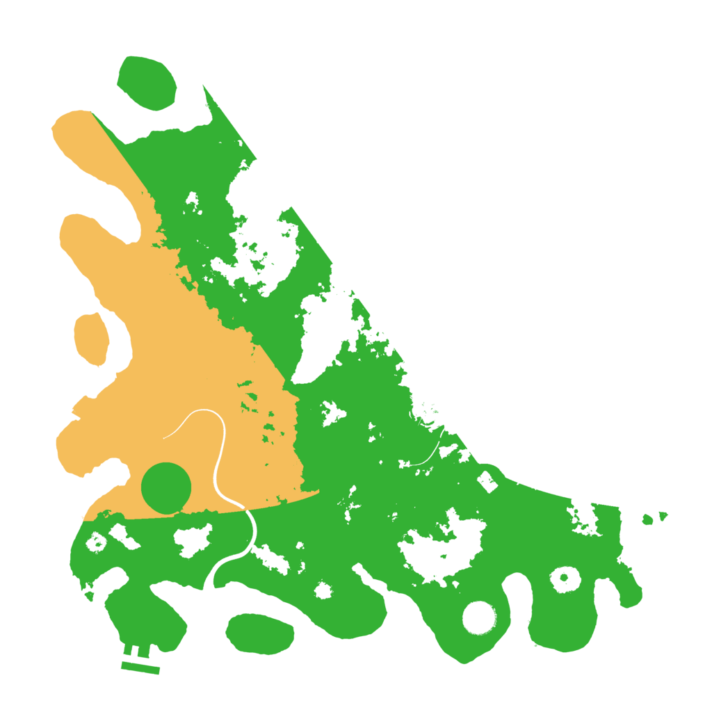 Biome Rust Map: Procedural Map, Size: 3750, Seed: 813011