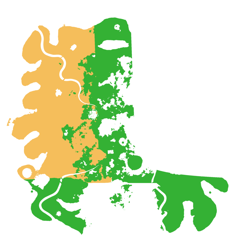 Biome Rust Map: Procedural Map, Size: 4500, Seed: 549090