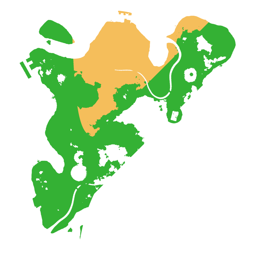 Biome Rust Map: Procedural Map, Size: 3000, Seed: 584946744