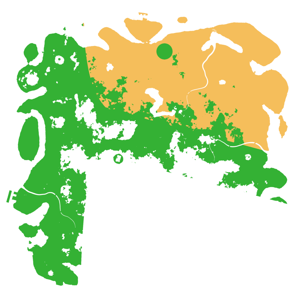 Biome Rust Map: Procedural Map, Size: 5000, Seed: 52978