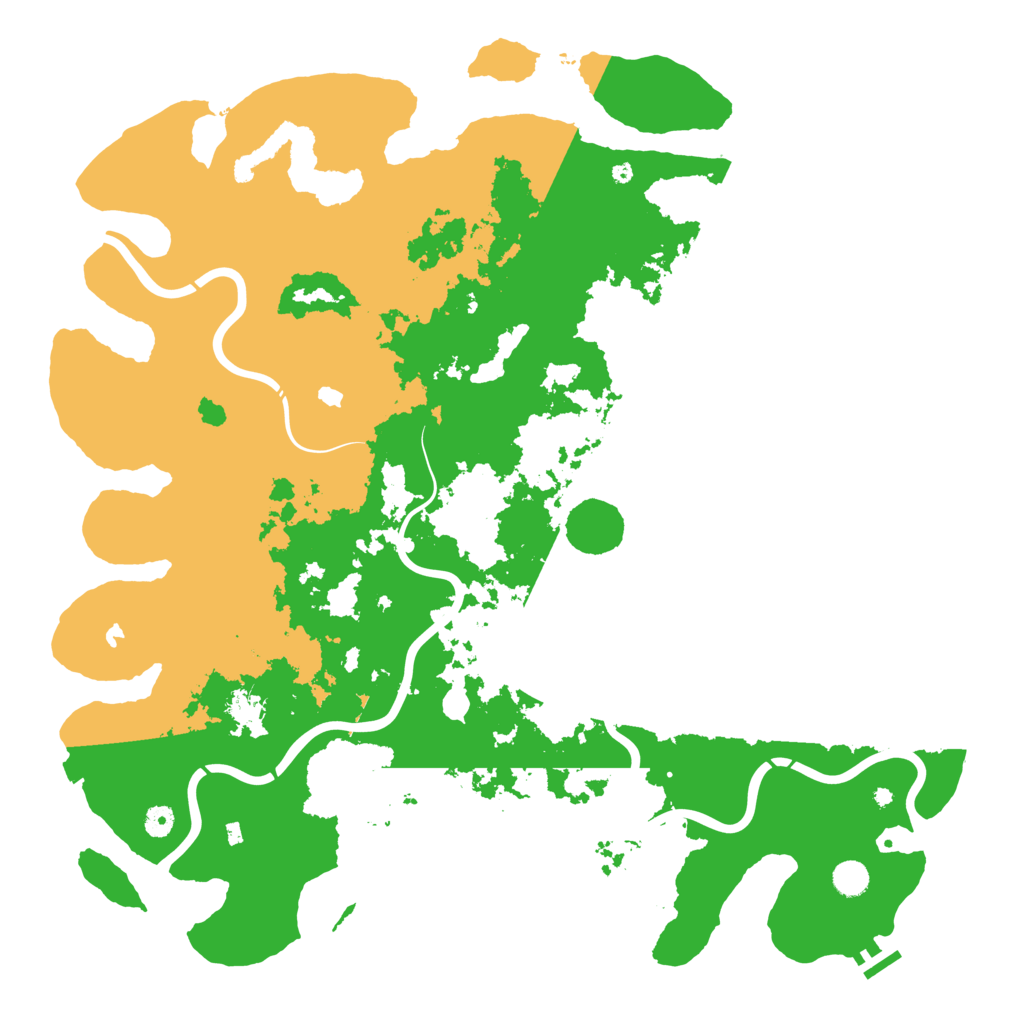 Biome Rust Map: Procedural Map, Size: 5000, Seed: 435678